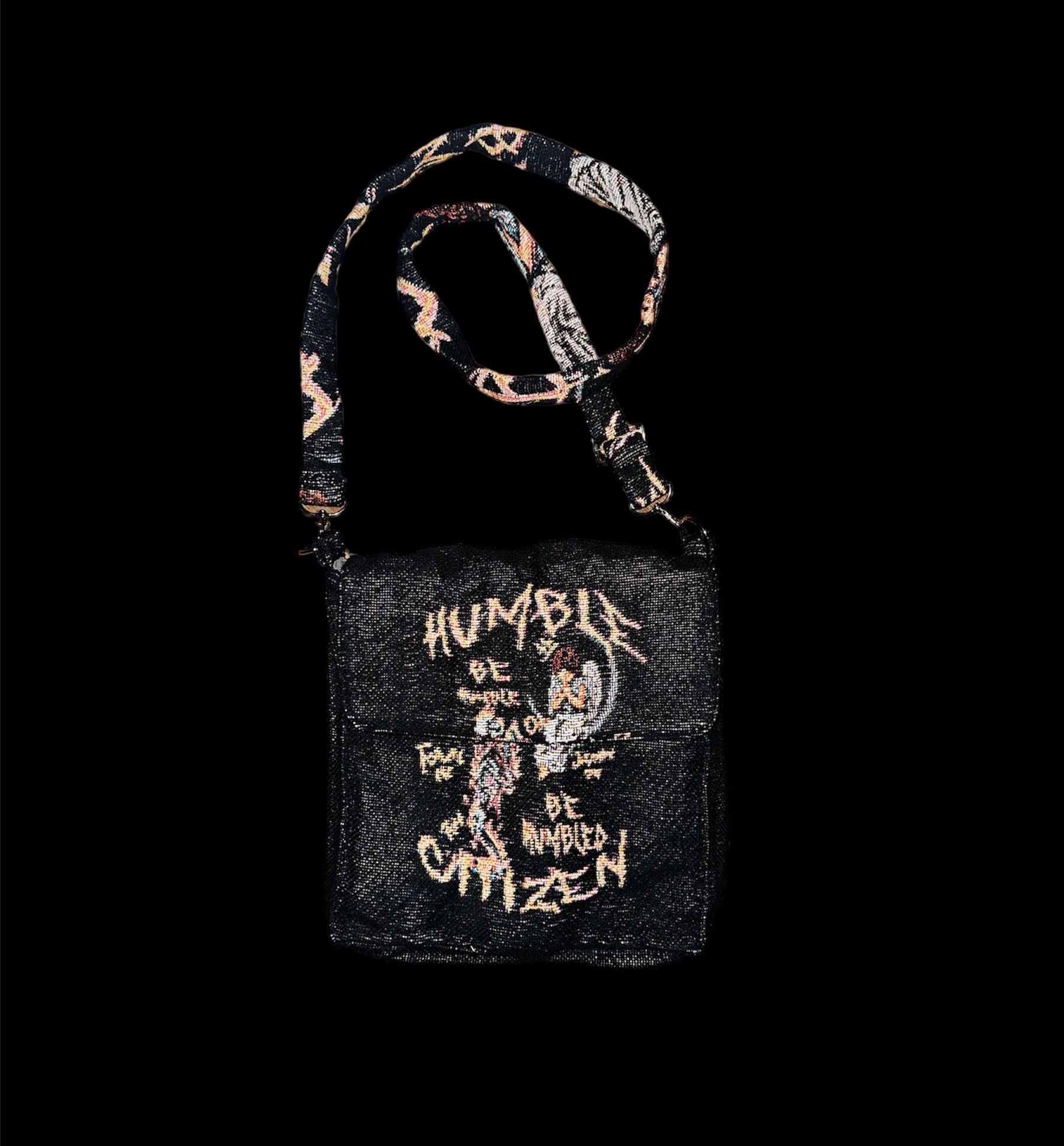 Limited edition tapestry Humble Citizen Messenger Bag
