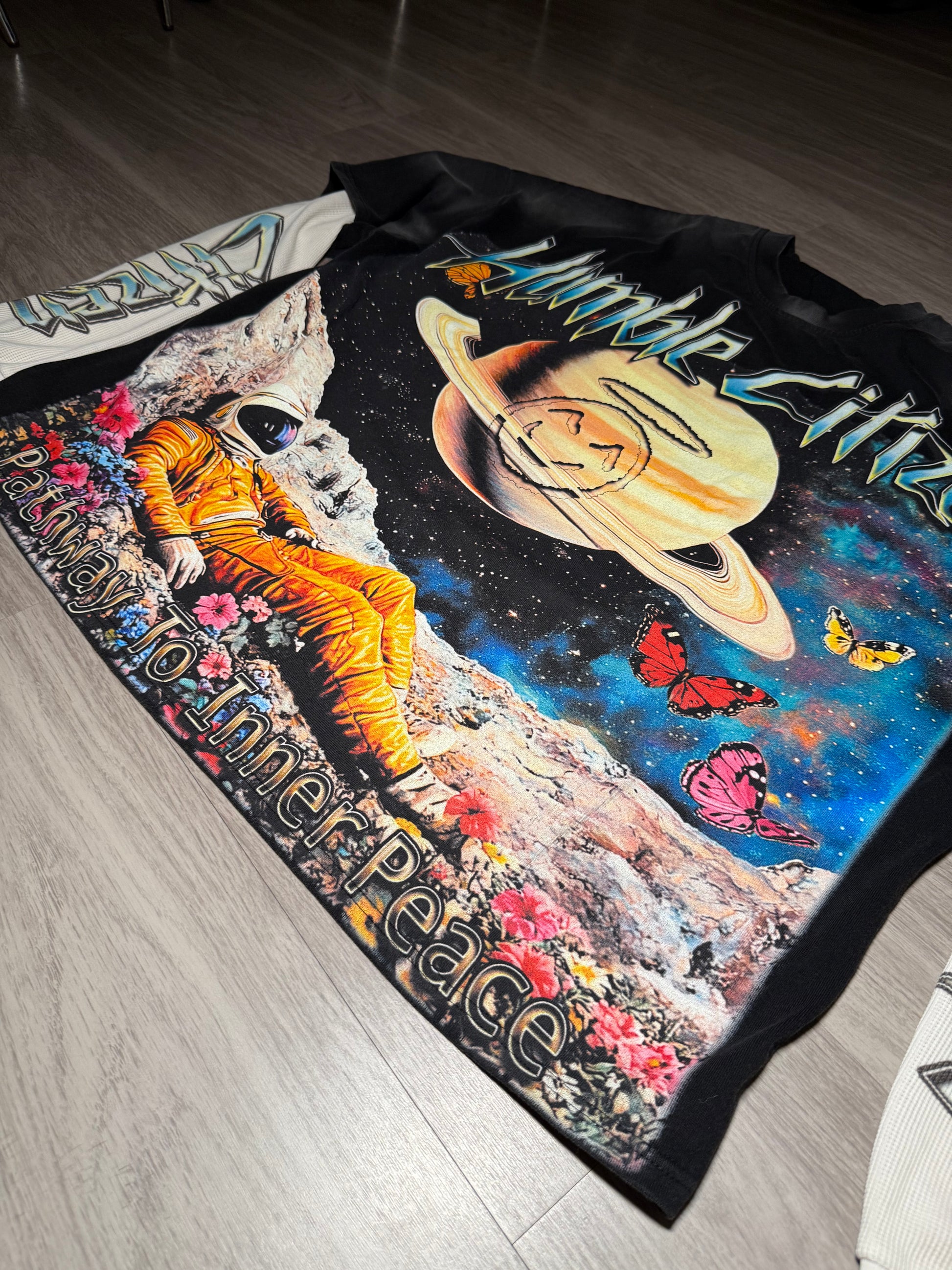 “Pathway to Inner Peace” Double layered Tee🔥🪐🚀