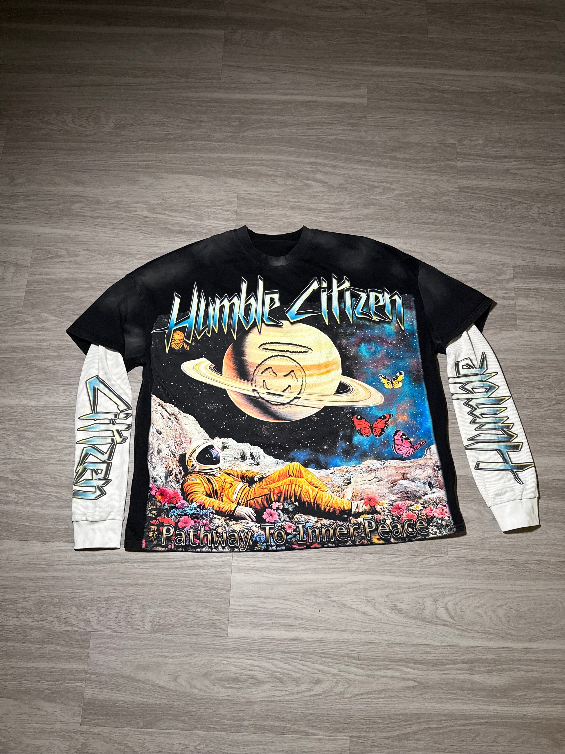 “Pathway to Inner Peace” Double layered Tee🔥🪐🚀