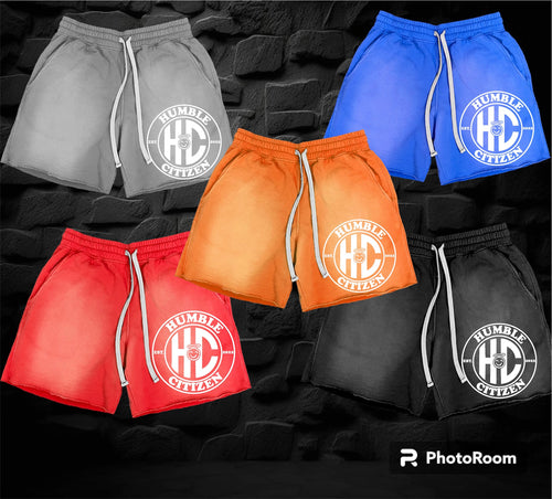 Blue Vintage washed shorts