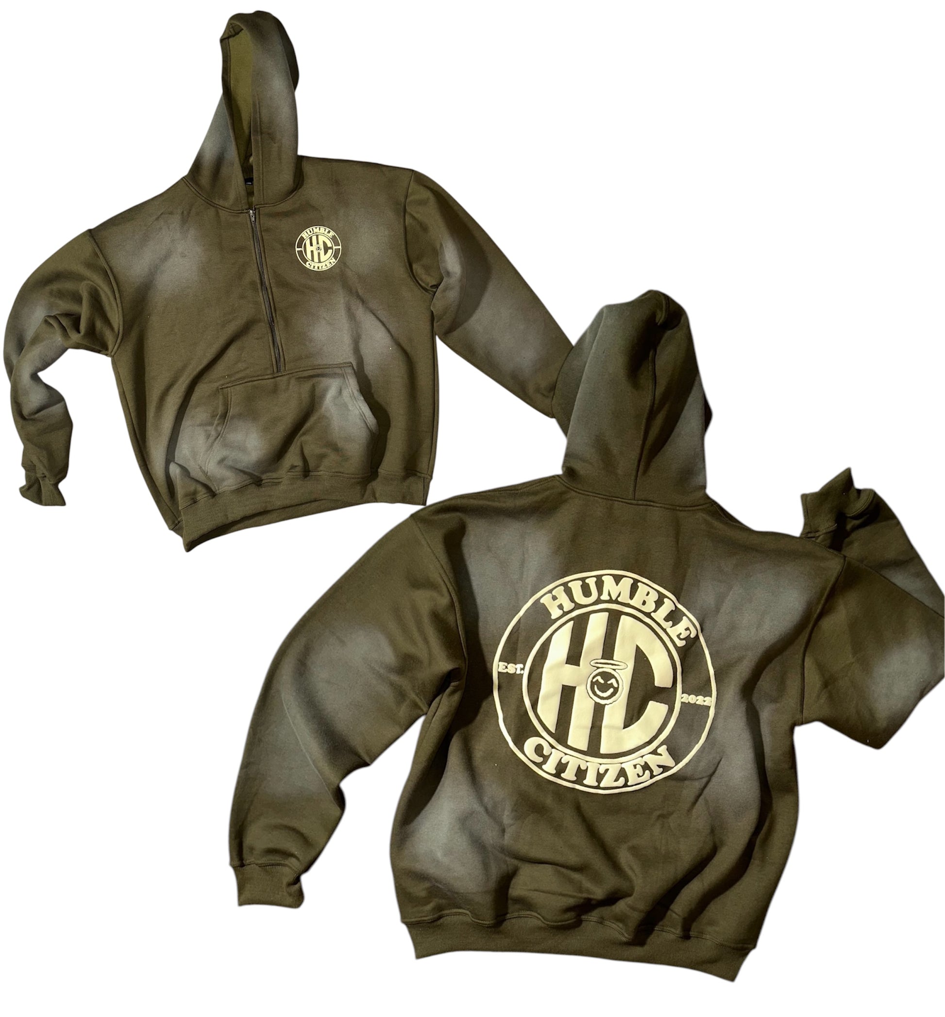 Sea green Humble Logo hoodie