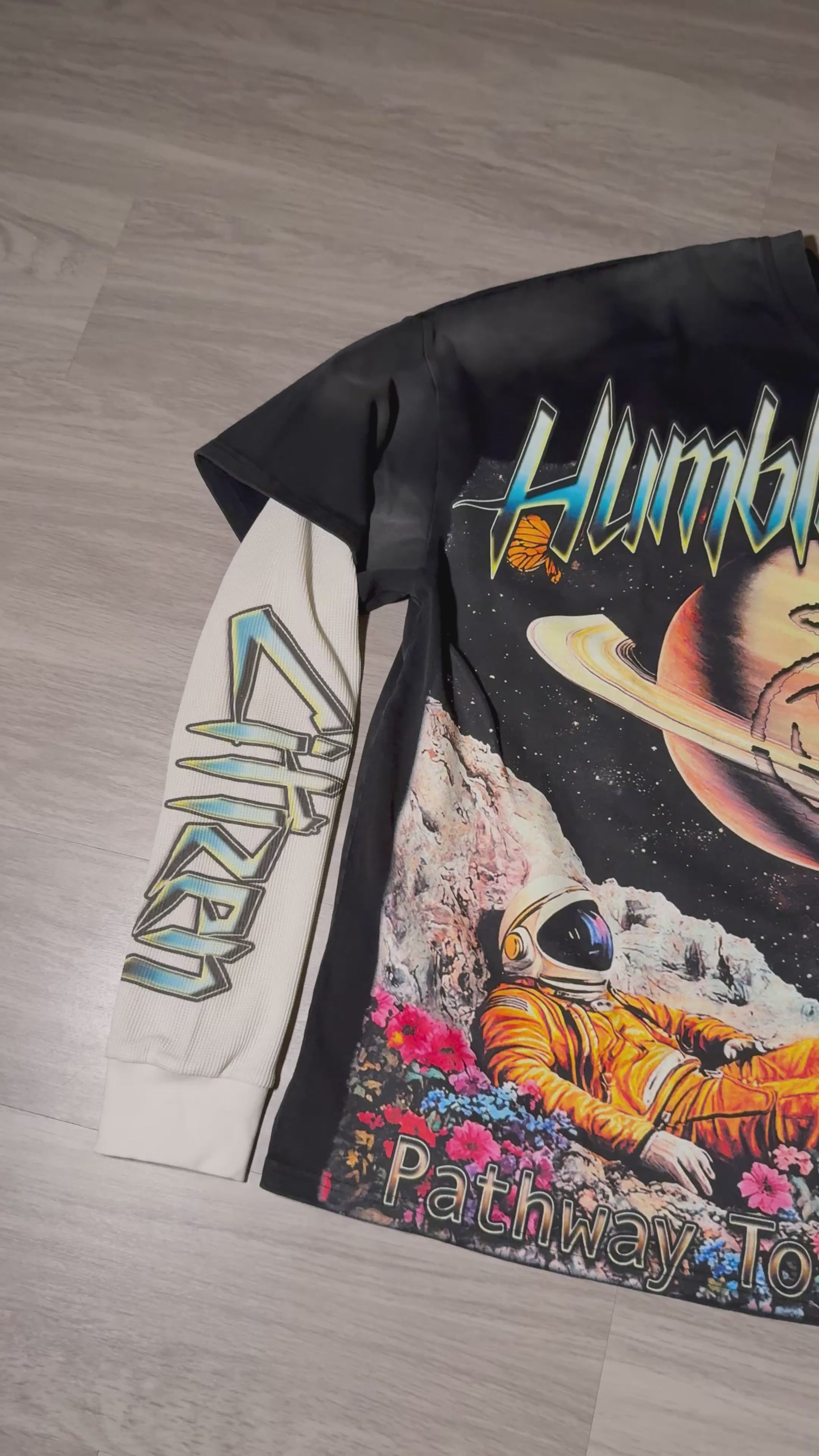 “Pathway to Inner Peace” Double layered Tee🔥🪐🚀